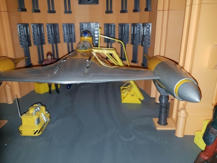 estrella guerras teed hangar escalera juego naboo n1 caza estelar 3d print model - Mito3D