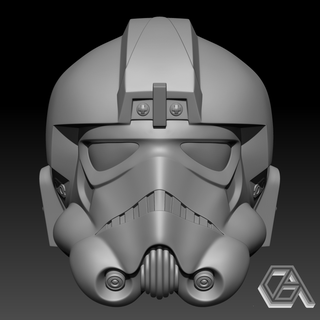 star wars - tie fighter pilot helmet cosplay art 3d print model - Mito3D