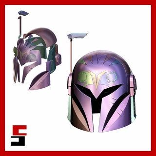Estrela guerras bo katan Kryze capacete mascarar cosplay imperial guarda sw Kylo ren limpar limpo stl 3d modelo impressão Guerra Estrelas guerra estelar Bokatan Katan 3d print model - Mito3D