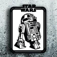 star wars box - r2-d2 home table frame picture painting art 2d r2d2 deco decoration wall decaration 3d print model - Mito3D