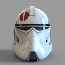 star wars neyo giyilebilir kask kaptan çeşitli yıldız savaşlar trooper zırh cosplay starwars Yüzbaşı faz bir yeni umut yazdırılabilir klon clonetrooper stromtrooper fırtına 3d print model - Mito3D