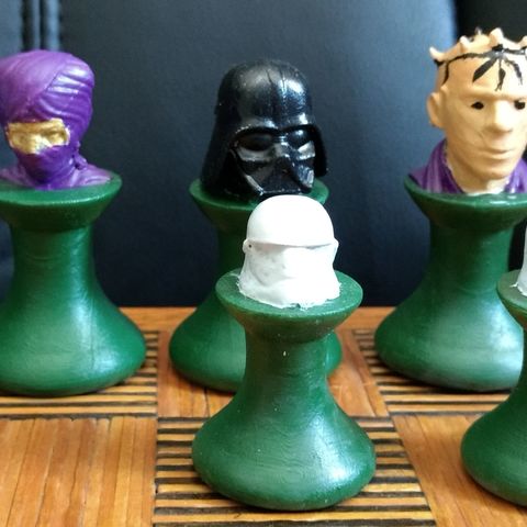 star wars chess set game 3D print model - Mito3D