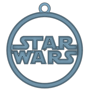 star wars christmas ornaments Art ornament tree holiday empire rebel toy fun easy present gift 3d print model - Mito3D
