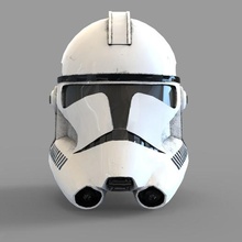 star wars clonetrooper phase 2 wearable helmet various trooper armor cosplay starwars shoretrooper shore rogue one new hope printable clone stromtrooper storm 3d print model - Mito3D
