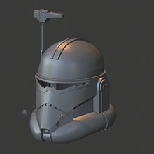 stella guerre comandante lupo casco 3d print model - Mito3D