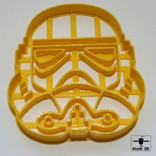 star wars cortadores de galletas fresa casa stormtrooper cortador stl sharp las cookies porcelana fría 3d print model - Mito3D