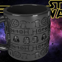 star wars dark side mug home coffee cup darth vader light saber atat at at- storm trooper tie fighter epic awesome han solo amaizing 3d print model - Mito3D