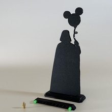 star savaşlar Darth Vader balon 200mm siluet Mickey Leia prenses han solo mandaloryalı bebek Yoda Fırtına asker fırtına 3d print model - Mito3D