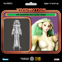 star wars daughter custom vintage action figure clone animated 375 6 comic book jedi sith 5 poa 1 18 toy 3d print model - Mito3D