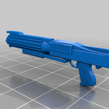 star wars dc15-x blaster foregrip based revenge sith 1 6 12 3d print model - Mito3D