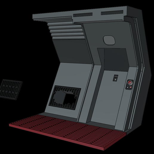 star wars death detention block aa-23 corridor diorama 375 figures a new hope toy display vintage collection toys luke skywalker han solo empire darth vader hasbro kenner princess leia 2187 1138 chewbacca 3D print model - Mito3D