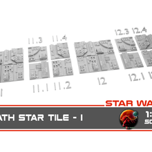 estrella guerras muerte superficie loseta i1 bandai juegos mesa Muerte massassi massagress panel starwarsboard legión modelos 3d print model - Mito3D