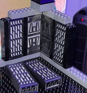 star wars death walls lego blocks compatible starwars playsets 3d print model - Mito3D