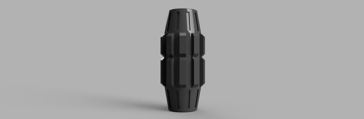 star wars death trooper c-25 grenade closed version props jedi gadgets fallen order droid panel sith cosplay accessories weapons ender 3D print model - Mito3D