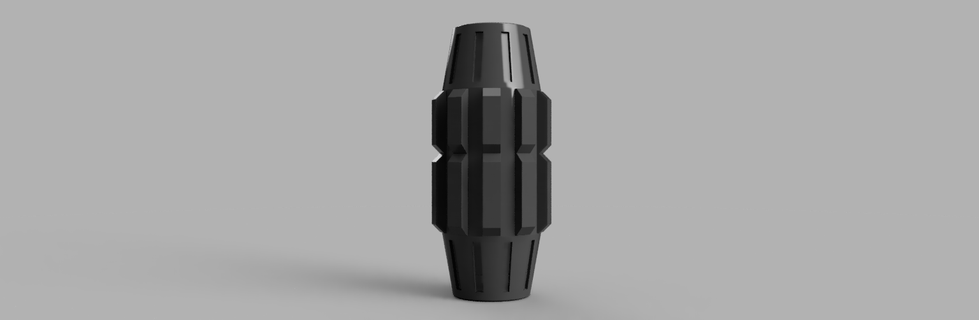 star wars death trooper c-25 grenade closed version props jedi gadgets fallen order droid panel sith cosplay accessories weapons ender 3d print model - Mito3D