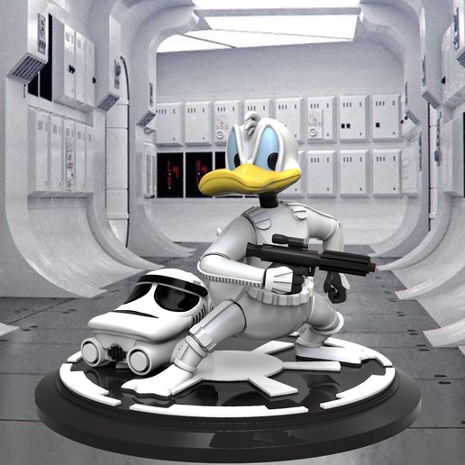star wars donald stormtrooper various starwars 3D print model - Mito3D