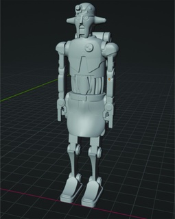 stella guerre droide debole 375 figure droidi 3d print model - Mito3D