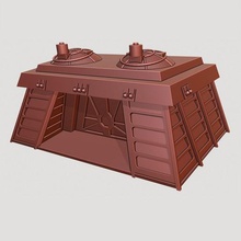 star wars endor bunker gioco terreno di 3d print model - Mito3D