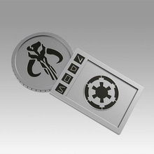 star wars galactic currency sabacc table from deathtrooper lightblaster repeatingblaster rogueone mandalorian military scifi weapon rifle blasterrifle hobby diy other 3d print model - Mito3D