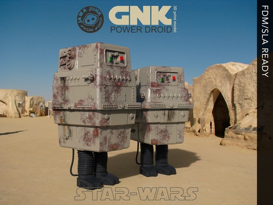 star wars gnk gonk power droid classic starwars gonkdroid starwarsdroid powerdrod eg-6 disney toy eg-6droid animatronic gonkpowerdroid robot 3d print model - Mito3D