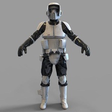 star wars imperial scout trooper wearable armor various cosplay helmet starwars darth vader printable clone clonetrooper stromtrooper storm scouttrooper 3d print model - Mito3D