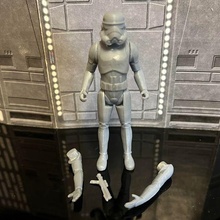 estrella guerras imperial Stormtrooper personalizado acción figura 5poa 375 1 18 Clásico 3d print model - Mito3D