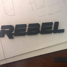 star wars inspiré des rebelles logo art pièces badges 3d print model - Mito3D