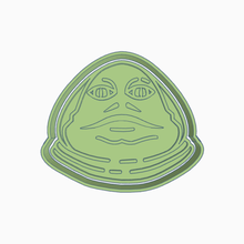 star wars-jabba hutt cookie-cutter home wars jabba film scharf Formen fondant cookies design Raum Ausstechformen Stern 3d print model - Mito3D