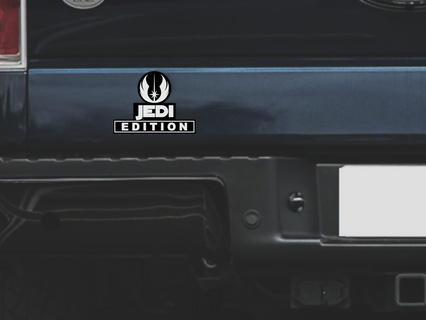 star wars jedi edition car truck decal 3d print model - Mito3D