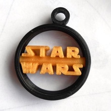 star wars Yıldız Savaşları Anahtarlık çeşitli anahtar halkası kelimeler yoda dark vador 3d print model - Mito3D