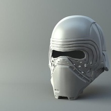 star wars kylo ren helmet game cospaly mask dc marvel helmed games fiml 3d print model - Mito3D