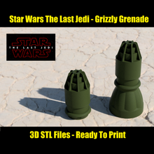 star wars last jedi - grizzly grenade bomb game props 3d print model - Mito3D