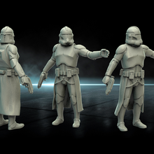 star savaşlar lejyon klon komutan minyatürler savaş oyunu Yoda Vader palpatine Lando asker imparatorluk atst tank Praetorian imparator Jedi Sith droid asiler 3d print model - Mito3D