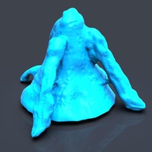 Estrela guerras legião Felucia imenso montanha arte brinquedo scifi plantar natureza 3d print model - Mito3D