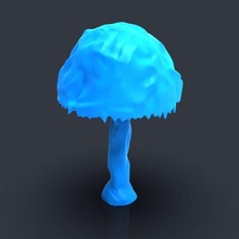 Estrela guerras legião feluciano cogumelo arte brinquedo plantar natureza scifi deco 3d print model - Mito3D
