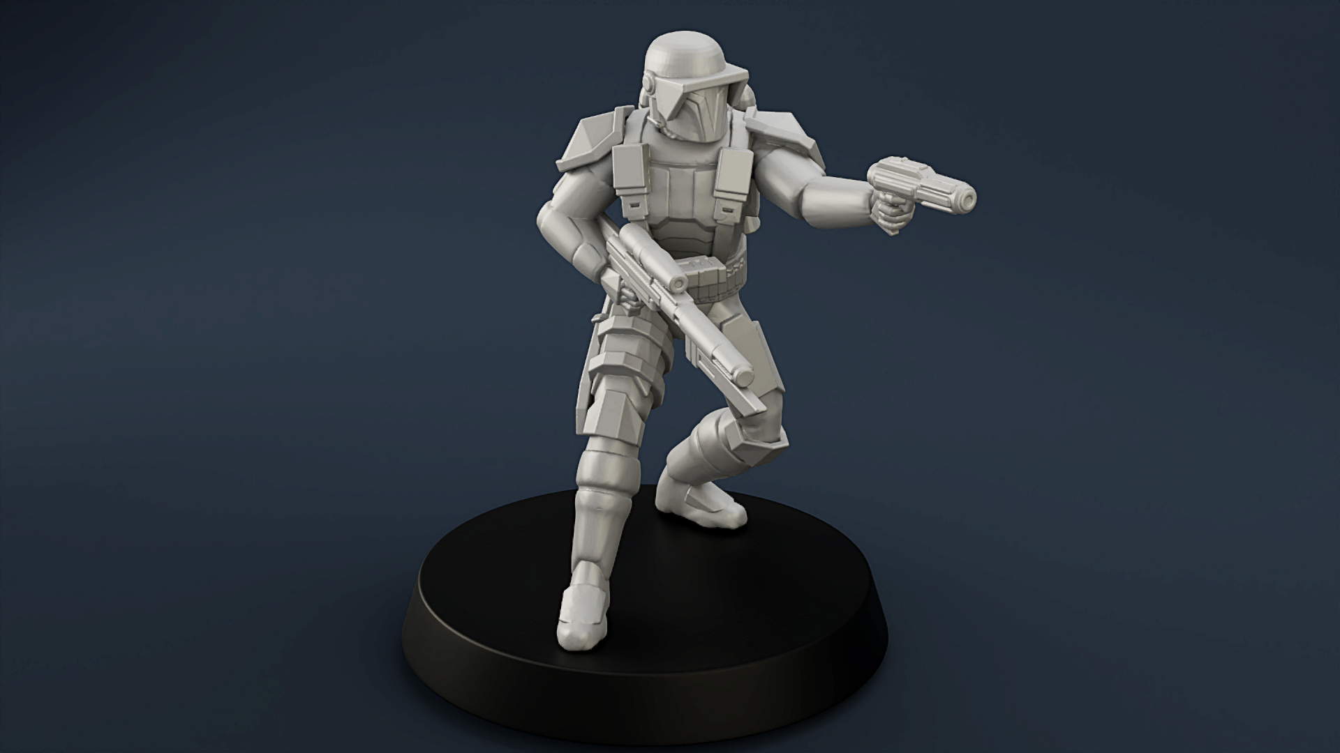 Star Kriege Legion Mandalorianer Neo Kreuzritter Schützen 04 Baby Yoda Gelb Ventilator Kunst Kopfgeld Jäger Boba fett Rebellen Klon Sith Jedi Tischplatte Rollenspiel 28mm Miniaturen 3D print model - Mito3D