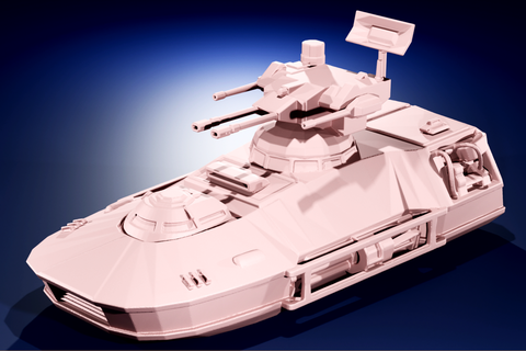 star wars legion rebel t-1c assault tank Game rebels clone sith jedi tabletop rpg 28mm miniatures 3d print model - Mito3D