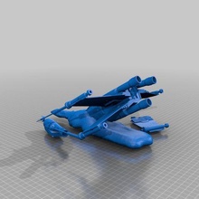 star wars legion terrain crashed fighter tool starwars 3d printing 3d print model - Mito3D