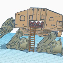 star wars legion terrain deployment zone walker tool starwars 3d printing 3d print model - Mito3D