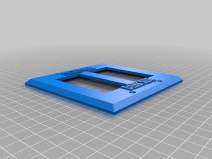 Estrela guerras luz interruptor cobrir bainha casa 3d print model - Mito3D
