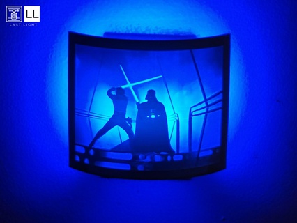 Estrela guerras Lucas Vader luz casa litofano Skywalker darth 3d print model - Mito3D