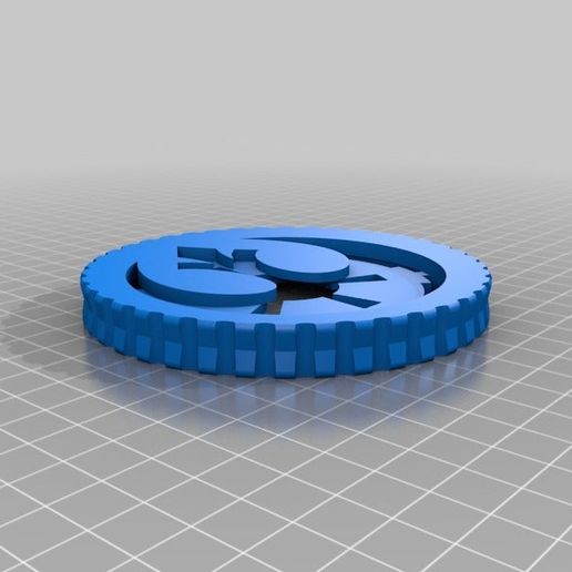 star savaşlar yapıcı madeni para makerscoin imparatorluk logo asiler 3d_printing_tests 3D print model - Mito3D