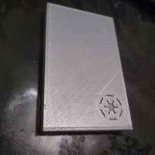 stella guerre mandaloriane beskar carta di credito sport portafoglio moda star wars carte titolare 3d print model - Mito3D