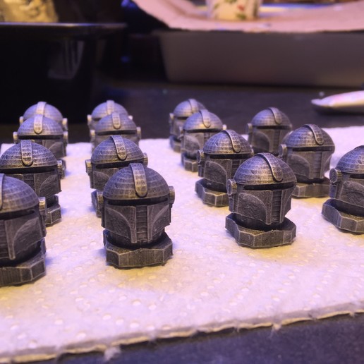 star wars kask supap kapağı mandelorian çocuk baba mando sanat mandalorian bebek yoda film vana kök Otomotiv poly düşük oyuncak minyatür 3D print model - Mito3D