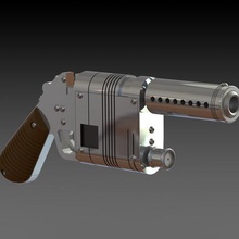 star wars nl-44 reys blaster gioco cosplay la pistola prop replica 3d print model - Mito3D