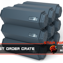 star wars order container battlefront 2 box crate firstorder gaming legion terrain massassi massassiorder starwars tabletop games 3d print model - Mito3D