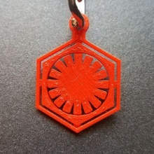 star wars order keychain art badge firstorder logo starwars symbol 3d print model - Mito3D