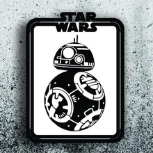 star wars picture - bb-8 home table frame painting art 2d bb8 deco decoration wall decaration 3d print model - Mito3D