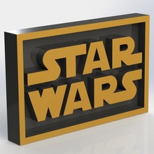 star wars-Plakette verschiedene Film taiced 3d print model - Mito3D