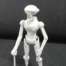 estrella guerras proto droides r2d2 c3po animado serie juguete Kenner vlix stl impresión retro Clásico 3d print model - Mito3D